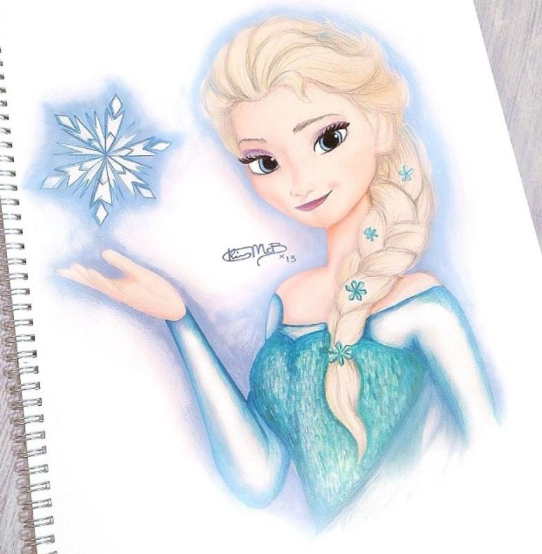 Анна из холодного сердца с косичками