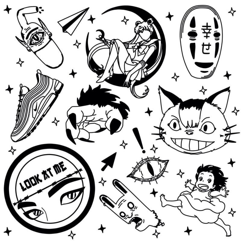 Эскиз маленькой тату