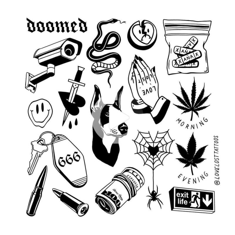 Эскизы маленьких тату