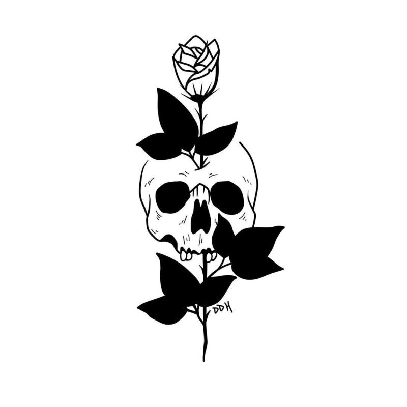 Черные тату эскизы