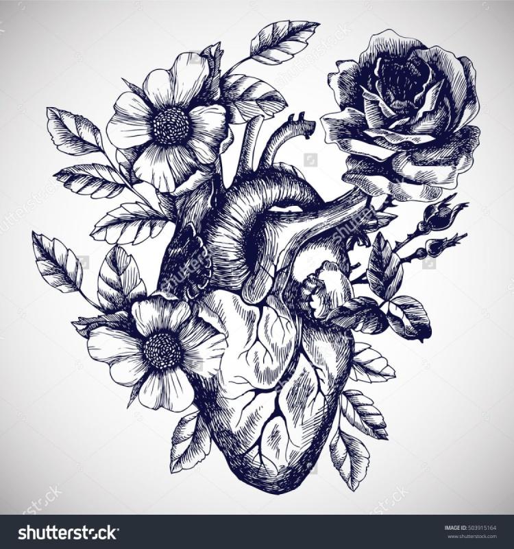 Цветы эскиз