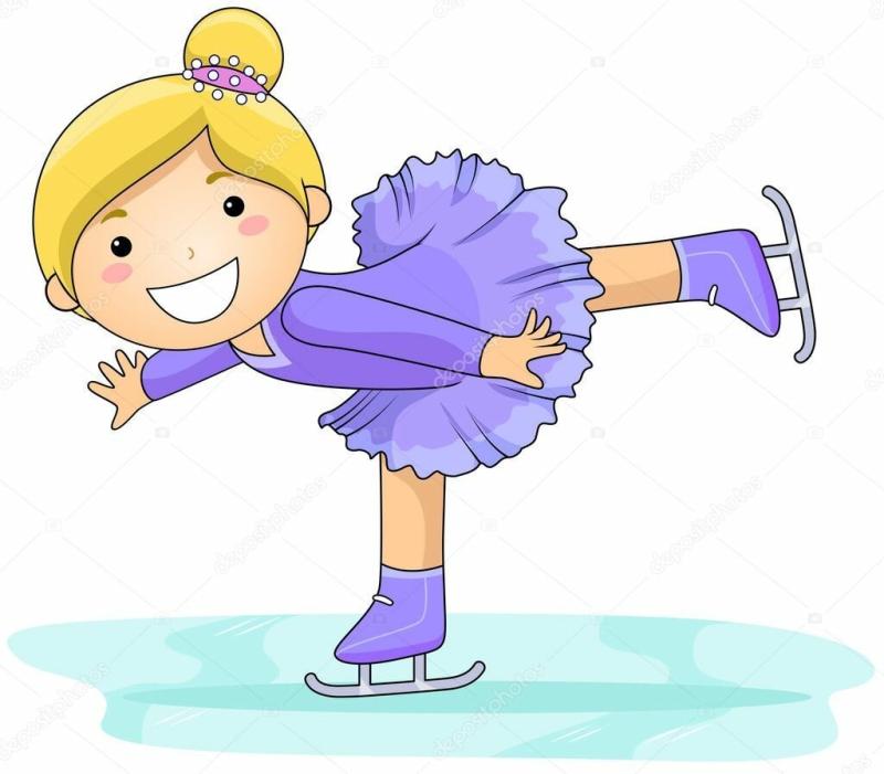 Фигурист мультяшный