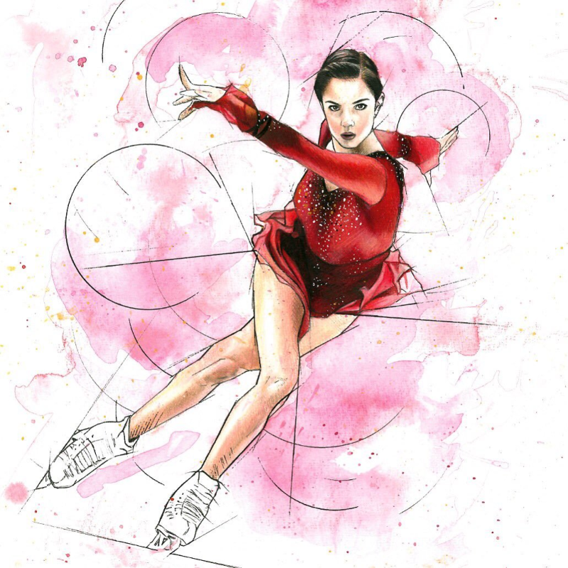 Евгения Медведева Фанарт