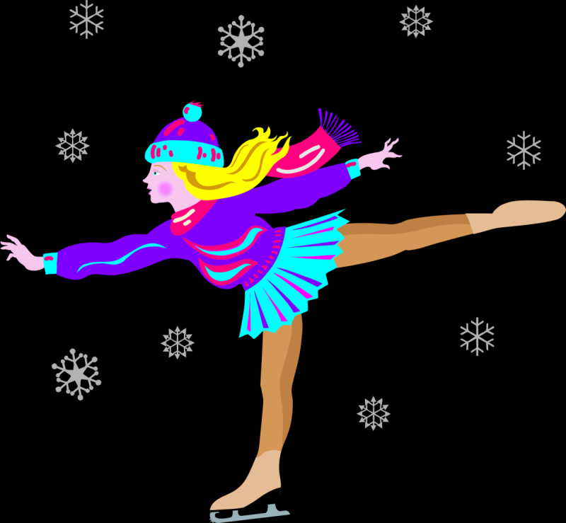 Фигуристка рисунок
