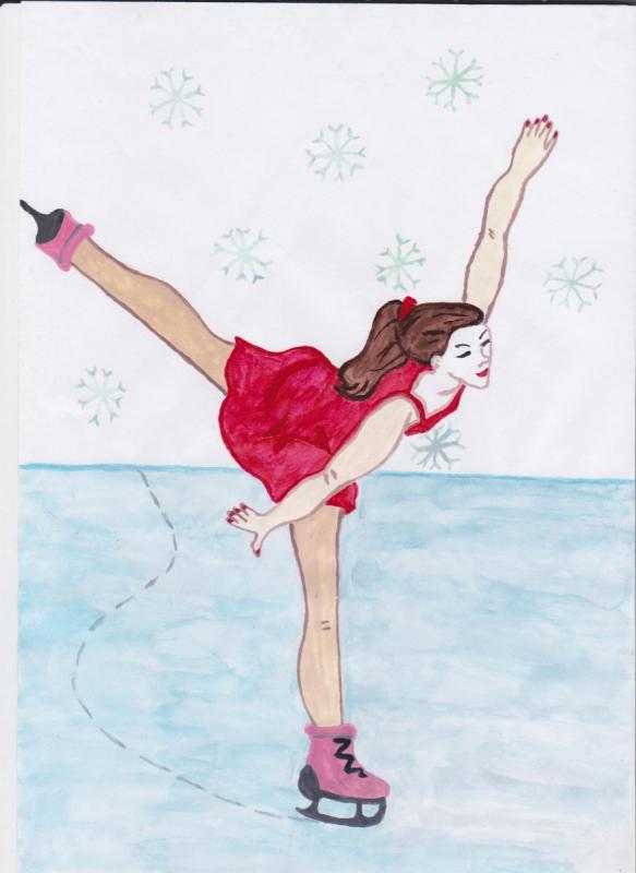 Фигурное катание рисунок для детей