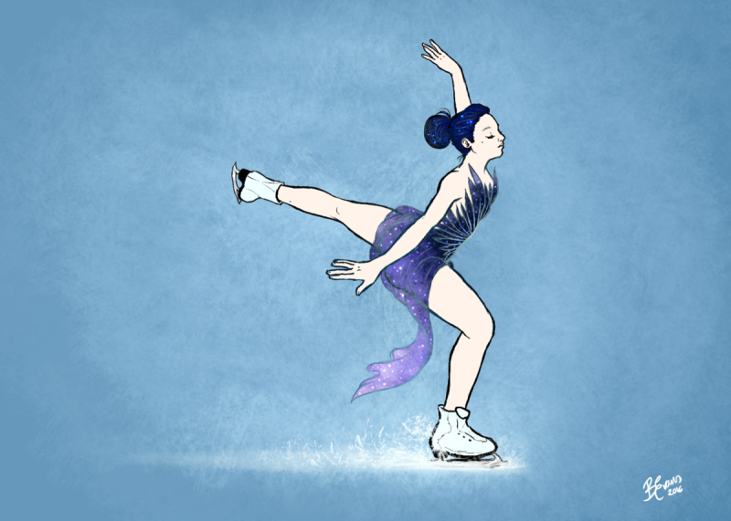 Фигурист рисунок