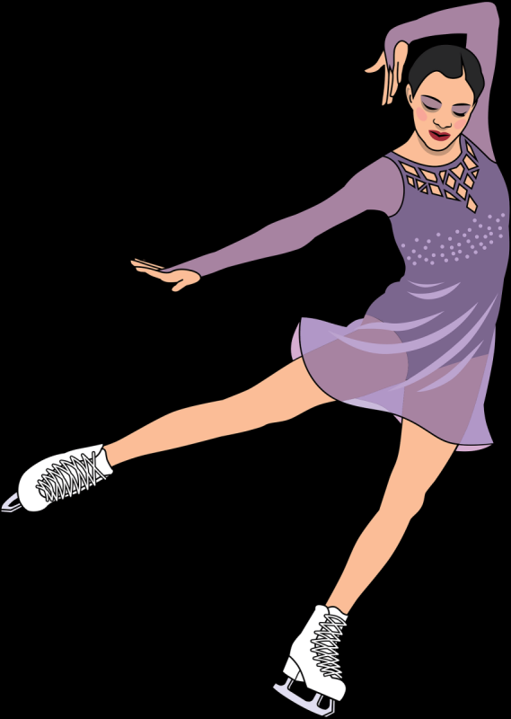 Мультяшные фигуристы