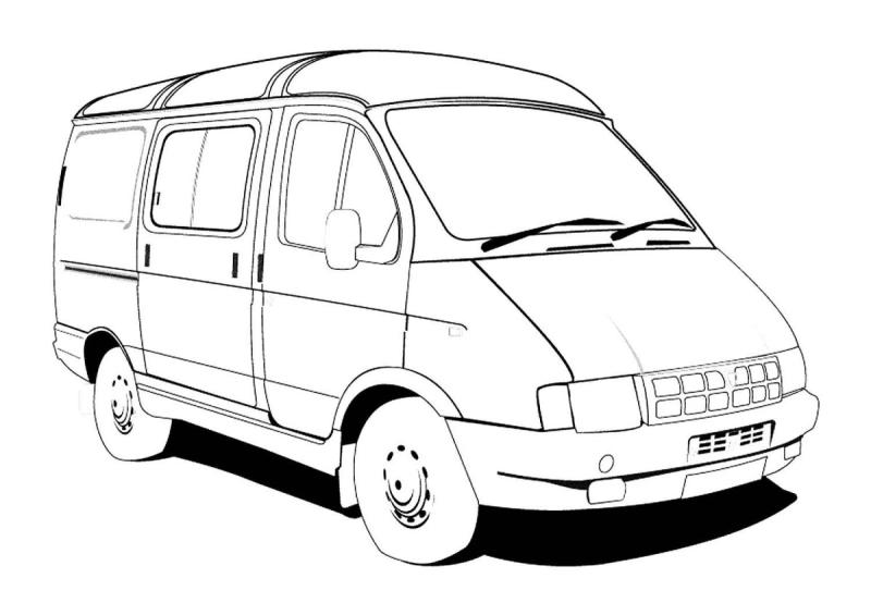 Chevrolet chevy van чертеж