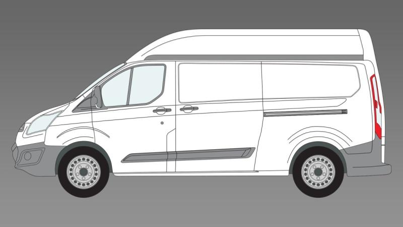 Ford Transit 2011 vector