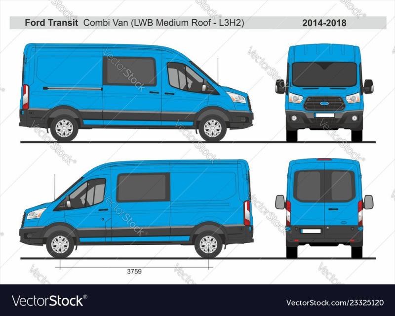 Ford Transit 2006 габариты