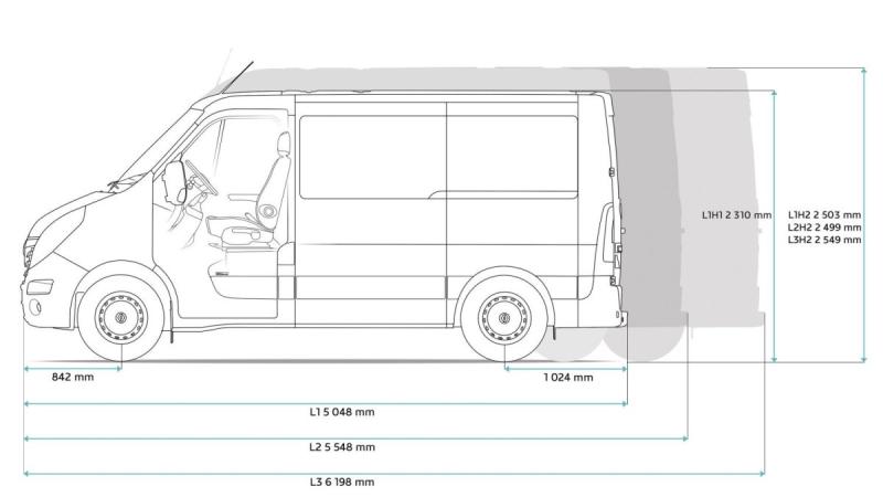 Форд Фьюжн вид сбоку чертеж