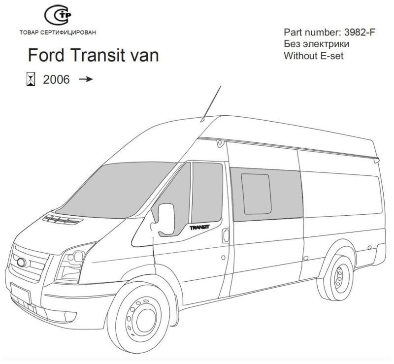 Раскраски автобус Форд Транзит