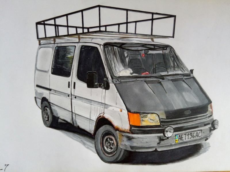 Раскраска Фиат Дукато