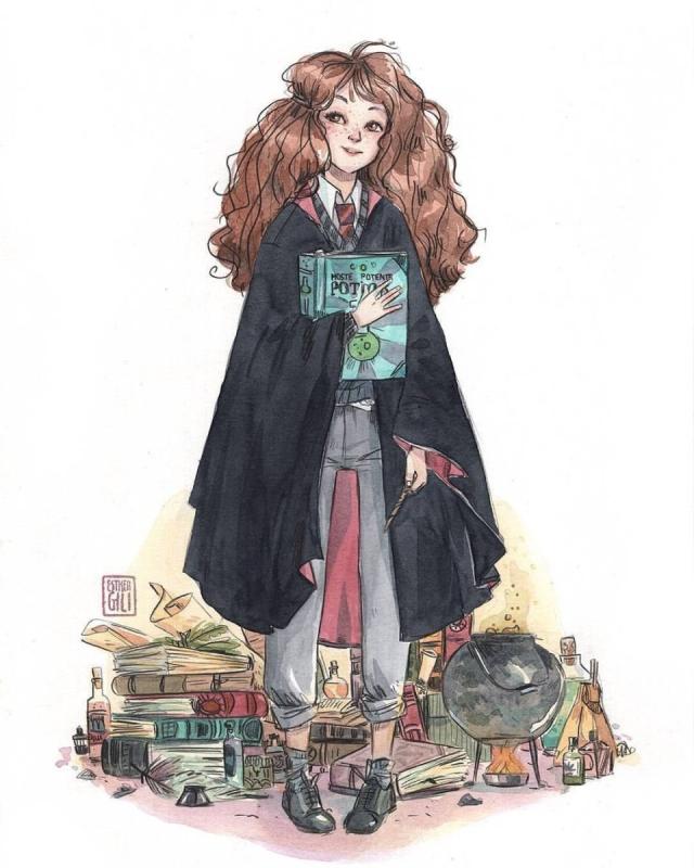 Гермиона Грейнджер Слизерин арт