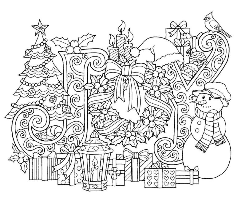 Рисунок-раскраска по сказке ёлка