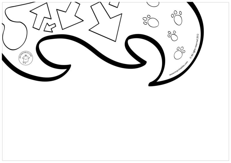 Новогодняя комната раскраска