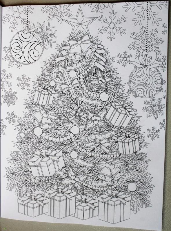 Гигантская новогодняя раскраска77