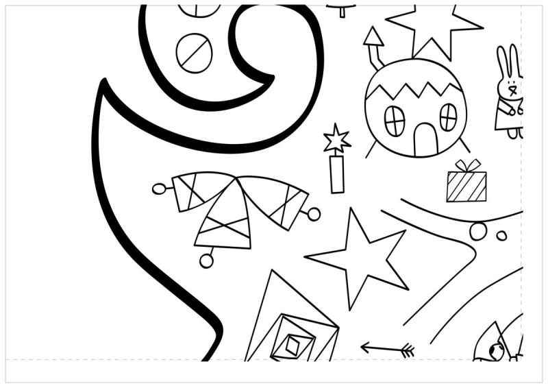 Раскраска антистресс Снегурочка