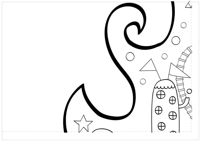 Раскраска парк аттракционов для детей