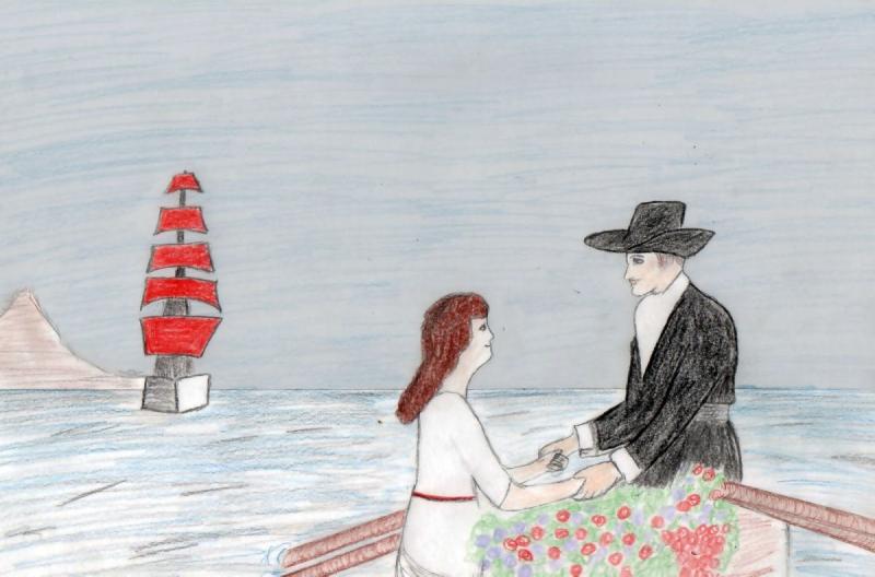 Алые паруса Грин Ассоль и грей