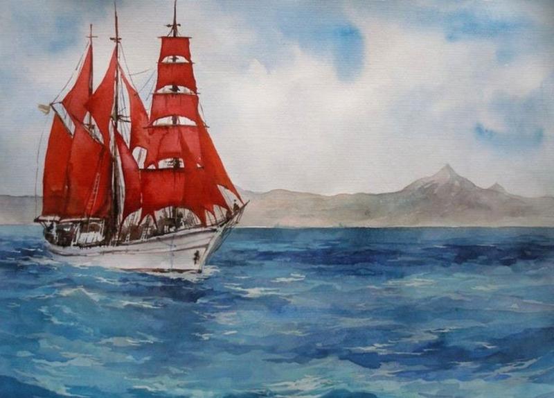 Алые паруса картина