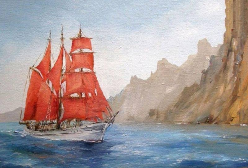 Александр Грин Алые паруса картинки