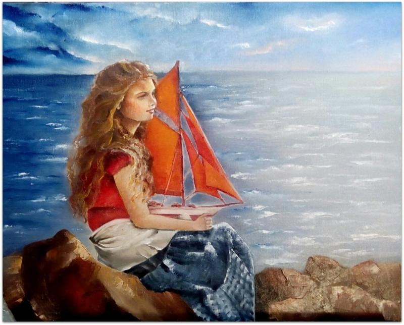 Картина Алые паруса и Ассоль