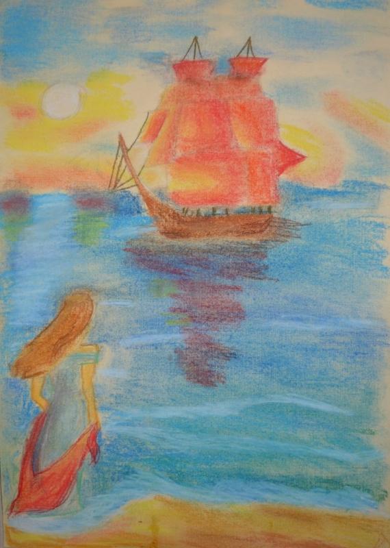 Картина Алые паруса и Ассоль