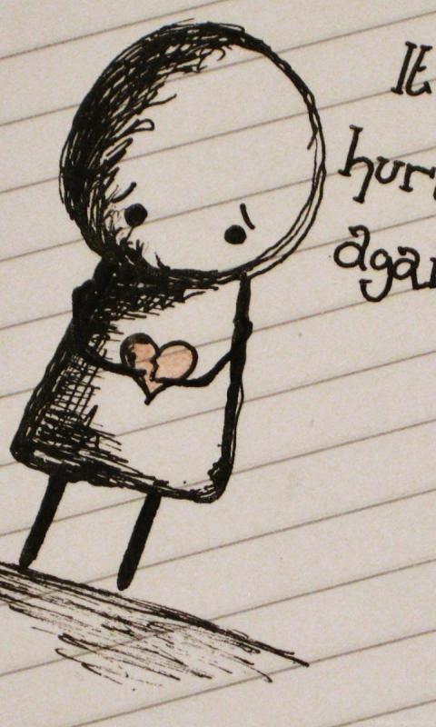 Грустные рисунки легкие82