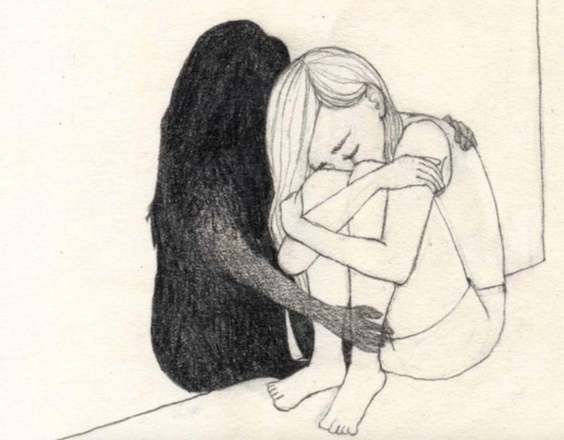 Грустные рисунки