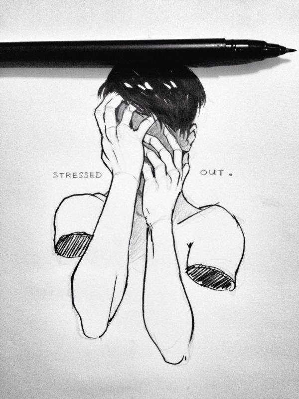 Рисунки карандашом грустные