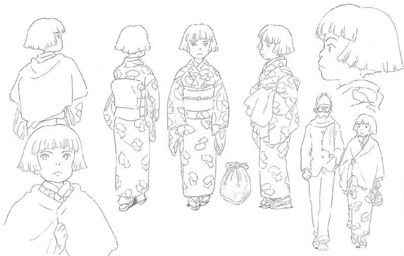 Хаяо Миядзаки персонажи эскизы