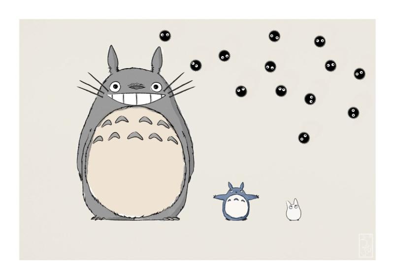 Миядзаки Тоторо для скетчбука