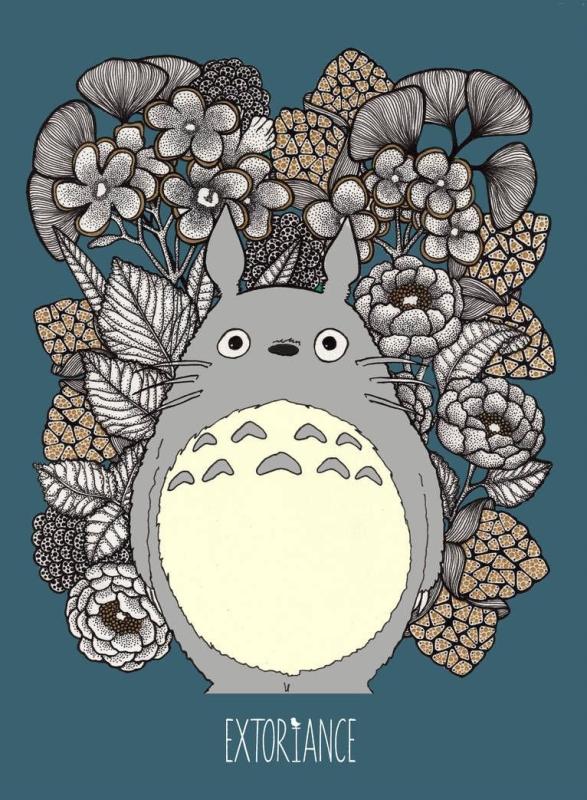 Тоторо Хаяо Миядзаки логотип