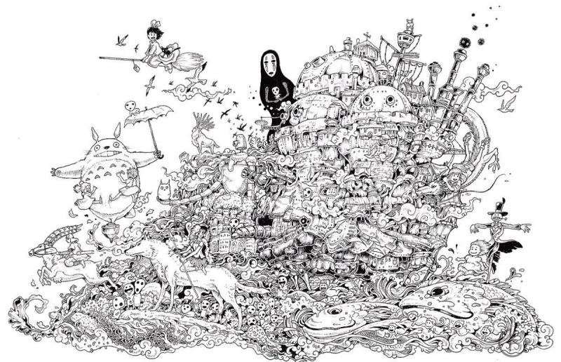 Хаяо Миядзаки Унесенные призраками призрак