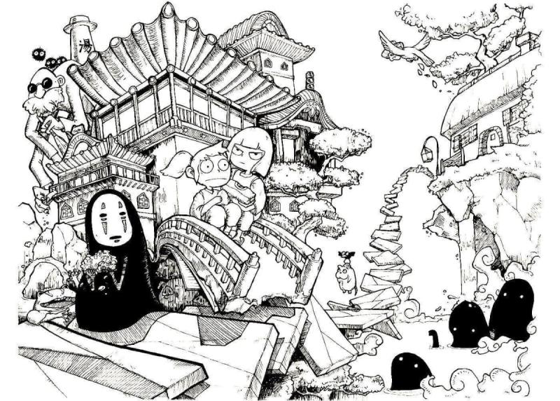 Миядзаки эскизы