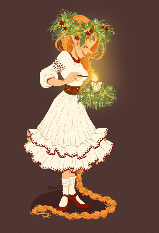 Иван Купала рисунок