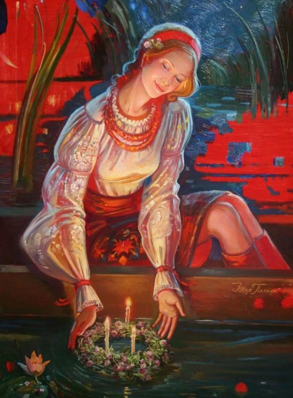 Рисование для детей праздника Ивана Купала