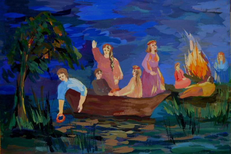 Иван Купала рисунок