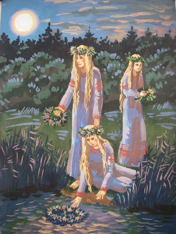 Намаконова Евгения декоративный портрет