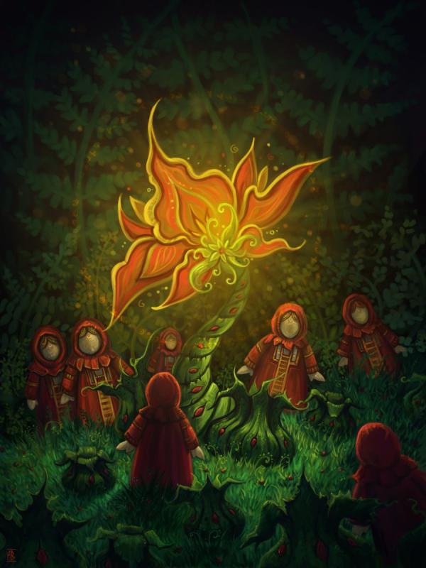 Цветок папоротника на Ивана Купала