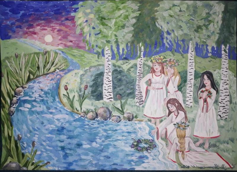 Конкурс рисунков краски России