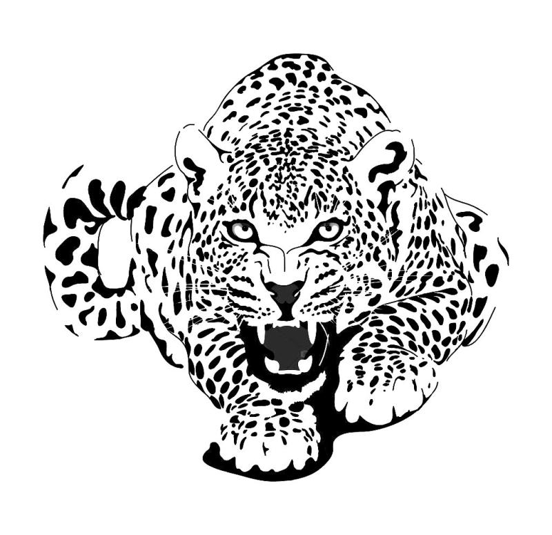 Ягуар раскраска70