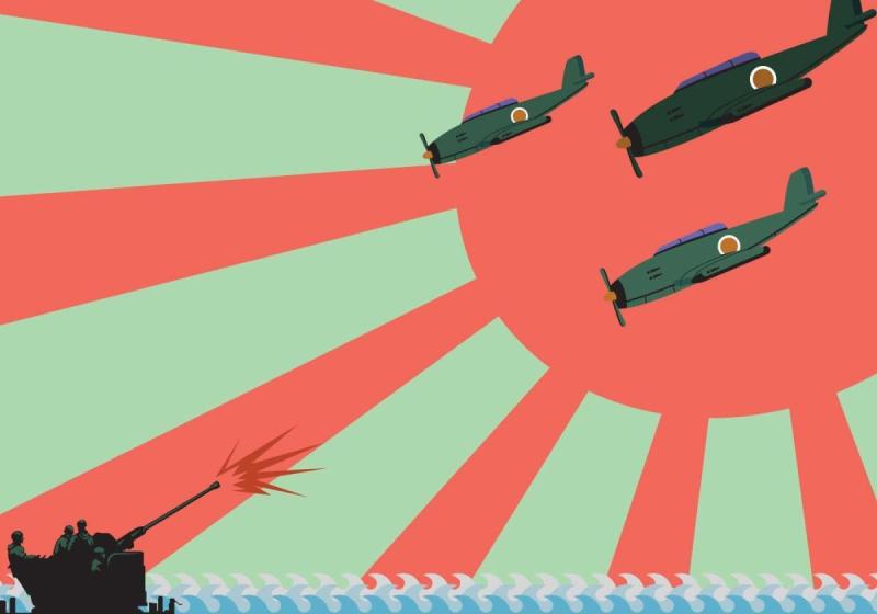 Самолеты камикадзе вектор