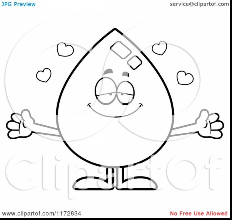 Капелька воды раскраска