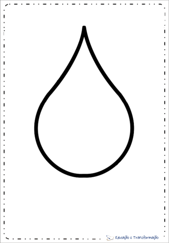 Капелька воды раскраска67