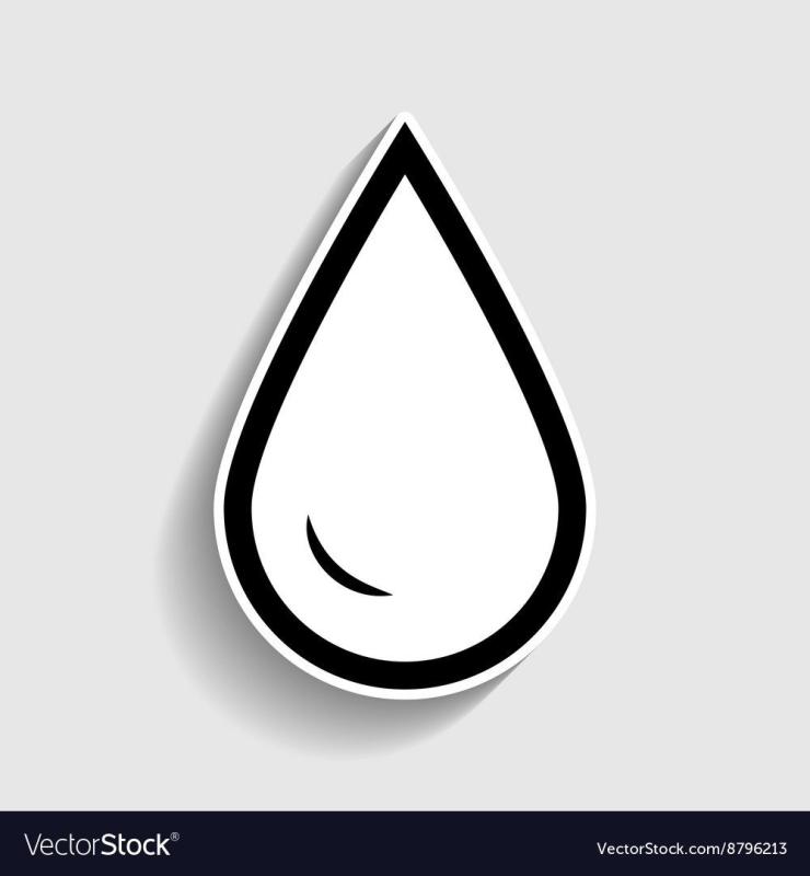 Капля воды рисунок