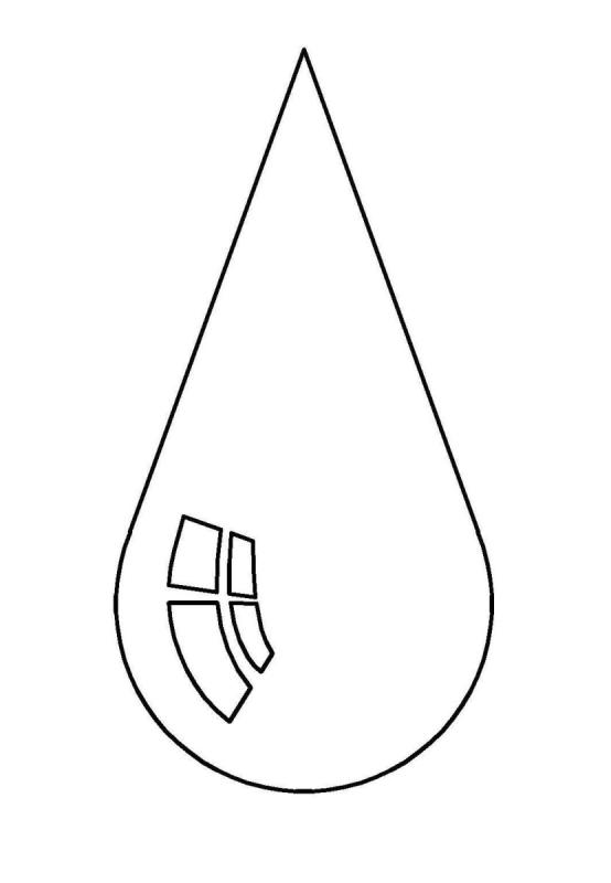 Капелька раскраска