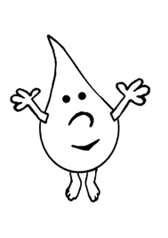 Капелька воды раскраска65