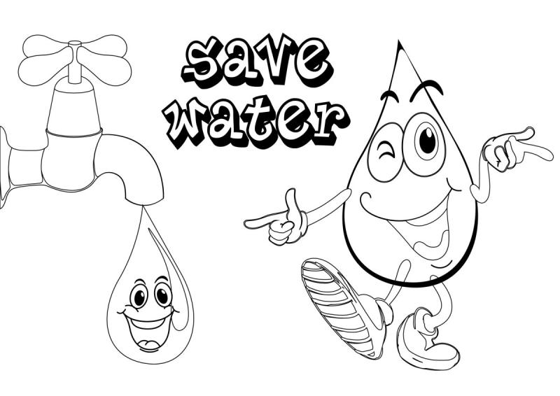 Капля контуры линии